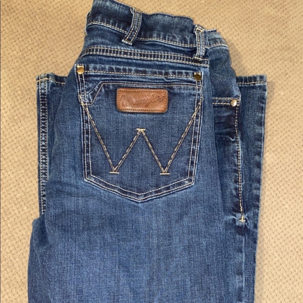 Mens wrangler retro slim boot size 34 X 32